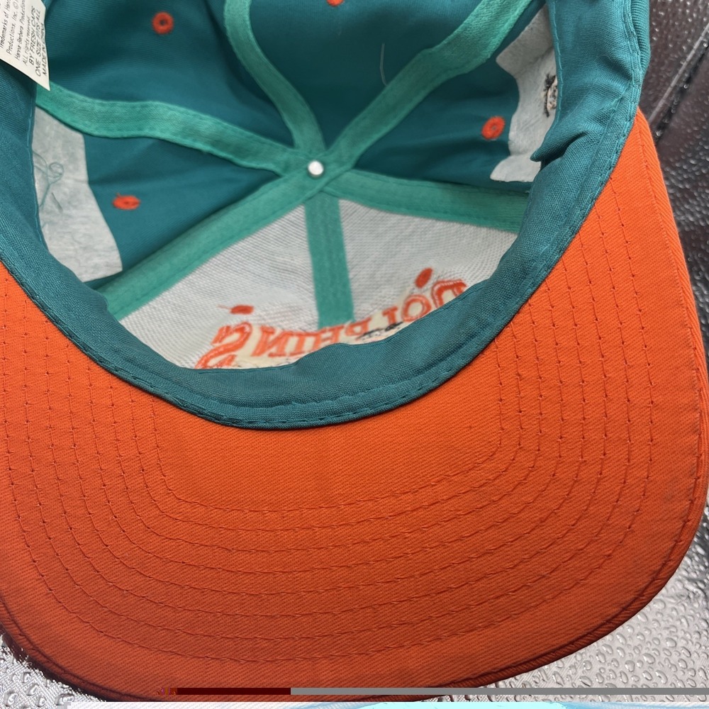 Flintstones Miami Dolphins Snapback Hat Vintage 1993 EUC Excellent Used Cond - Picture 6 of 10